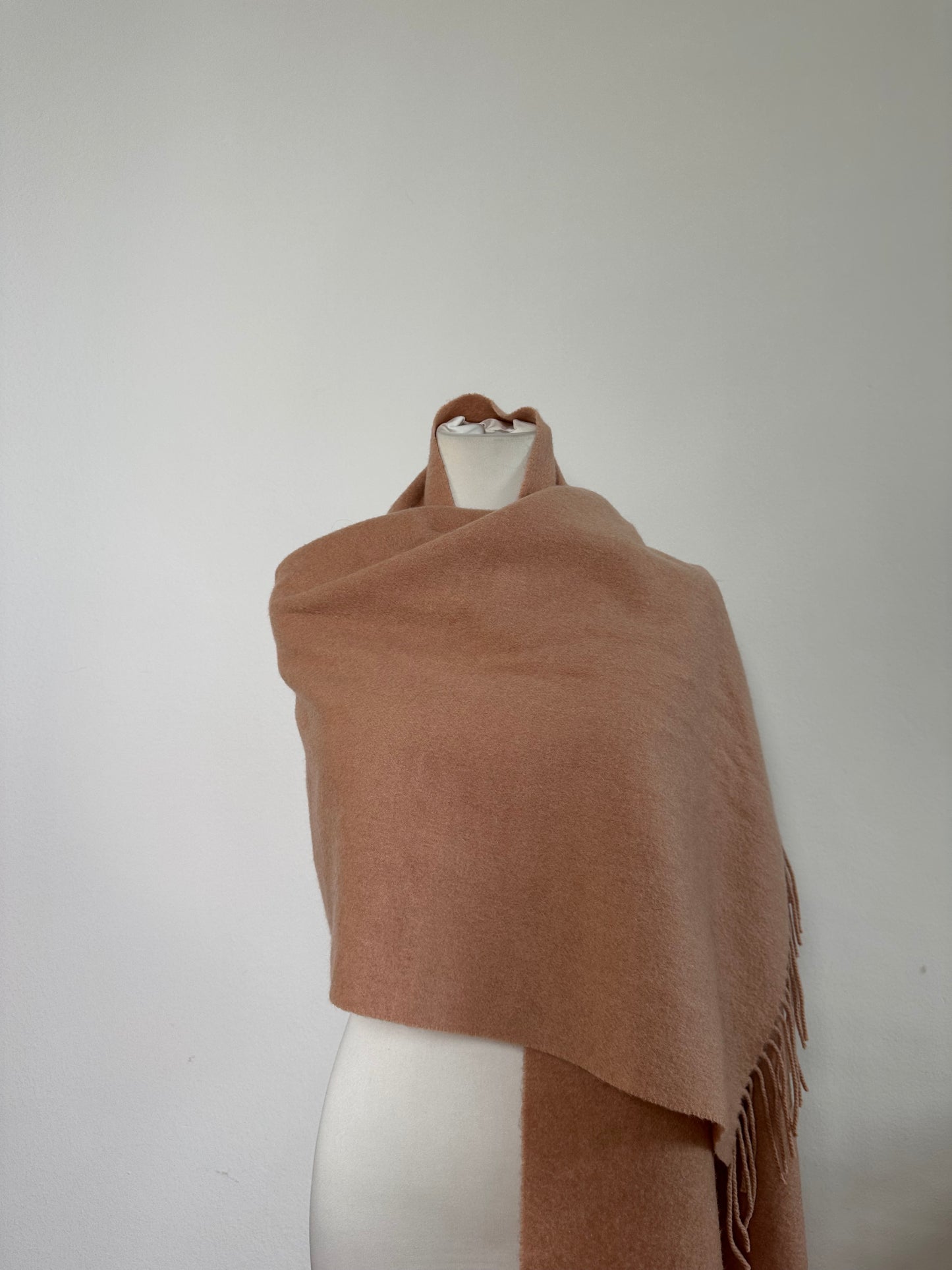 Vintage Chloe Wool Blend Scarf Dusty Rose