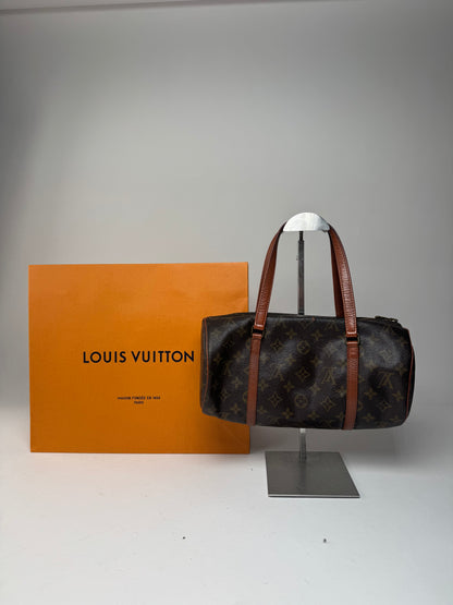 Vintage Louis Vuitton Monogram Leather Handbag Brown