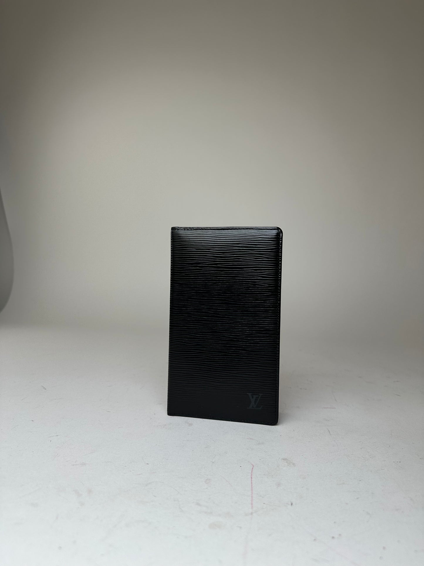 Vintage Louis Vuitton Long Wallet Epi Leather Black