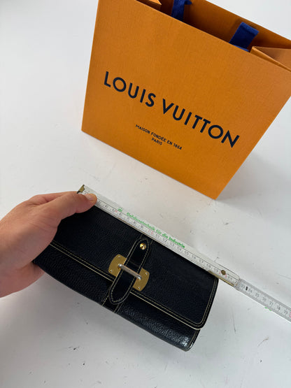 Vintage Louis Vuitton Leather wallet Black