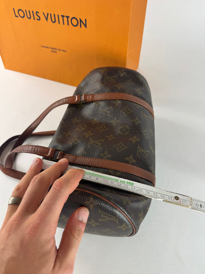 Vintage Louis Vuitton Monogram Leather Handbag Brown