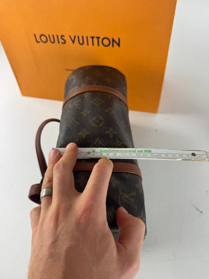 Vintage Louis Vuitton Monogram Leather Handbag Brown