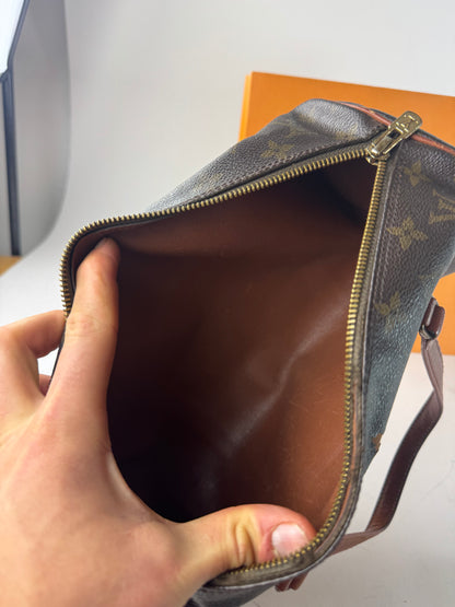 Vintage Louis Vuitton Monogram Leather Handbag Brown