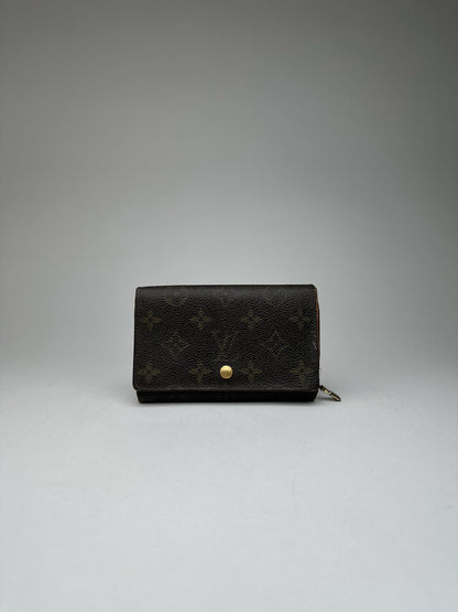 Vintage Louis Vuitton Leather monogram Wallet brown