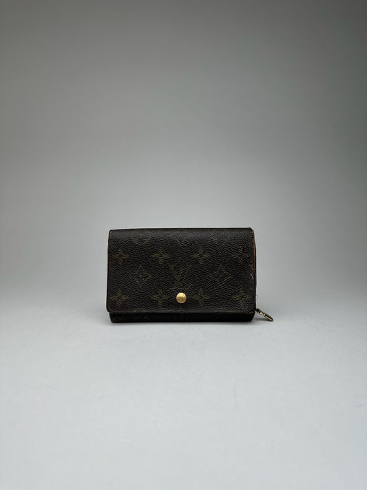 Vintage Louis Vuitton Leather monogram Wallet brown