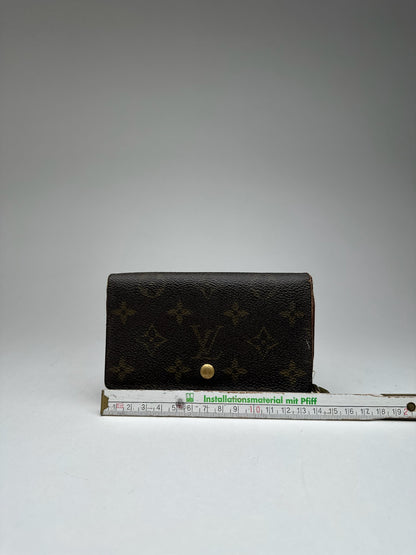 Vintage Louis Vuitton Leather monogram Wallet brown