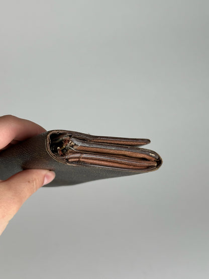 Vintage Louis Vuitton Leather monogram Wallet brown