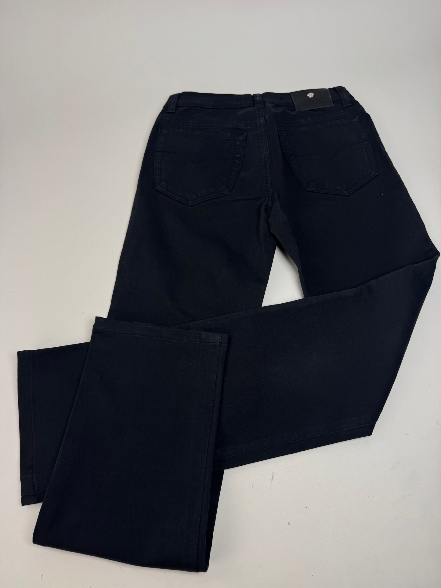 Vintage Versace Cotton Pants Black M