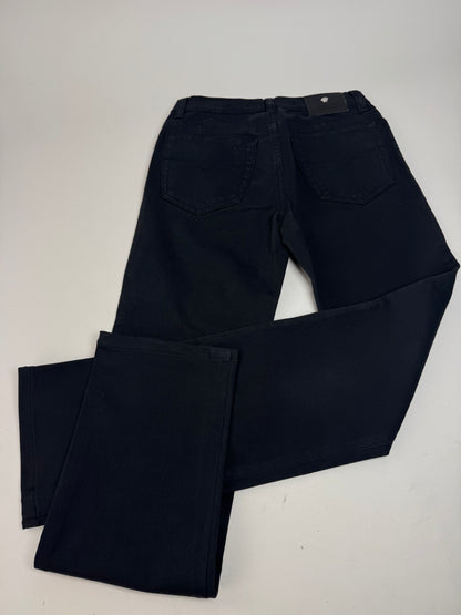 Vintage Versace Cotton Pants Black M