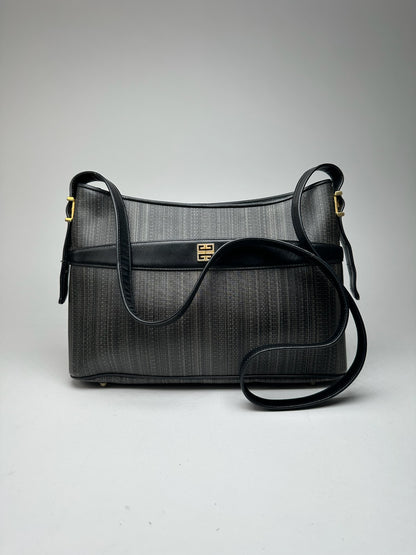 Vintage Givenchy Leather bag black gray