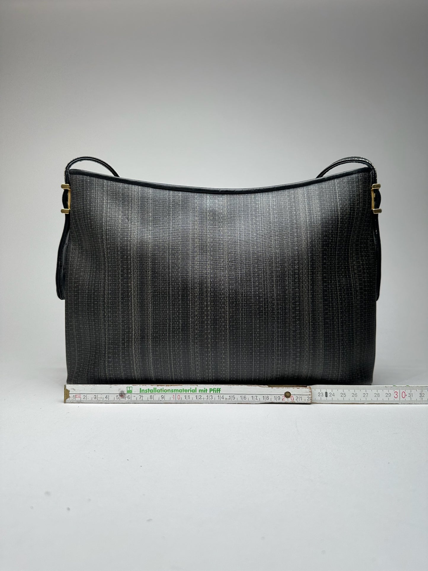 Vintage Givenchy Leather bag black gray