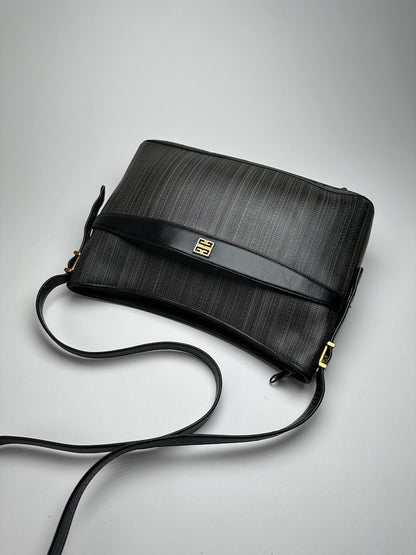 Vintage Givenchy Leather bag black gray