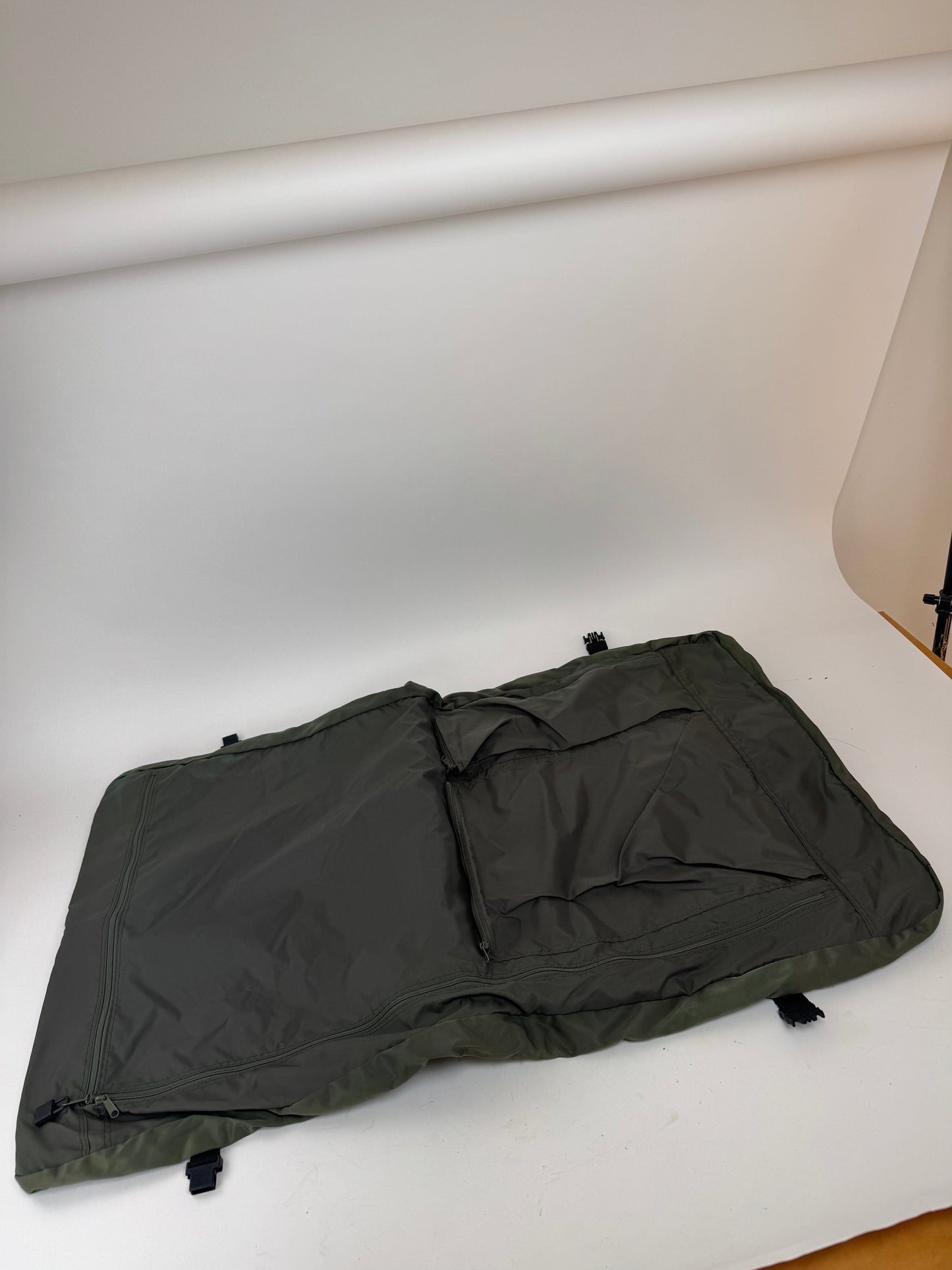 Vintage Issey Miyake Canvas Polyester Travel 2 Way Bag Grey