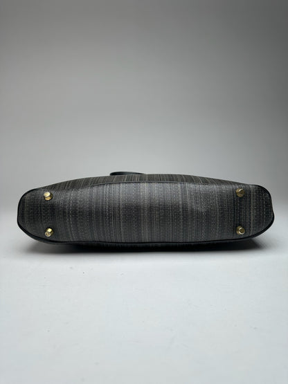 Vintage Givenchy Leather bag black gray