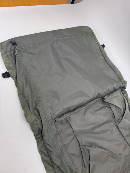 Vintage Issey Miyake Canvas Polyester Travel 2 Way Bag Grey