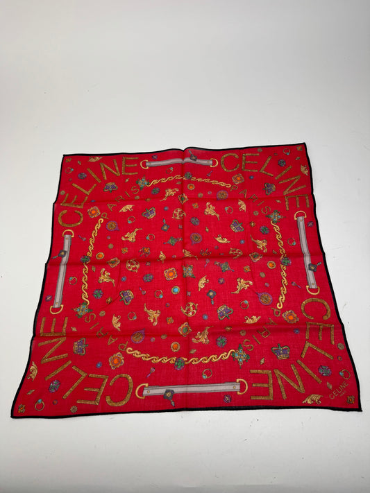 Vintage Crline Scarf red