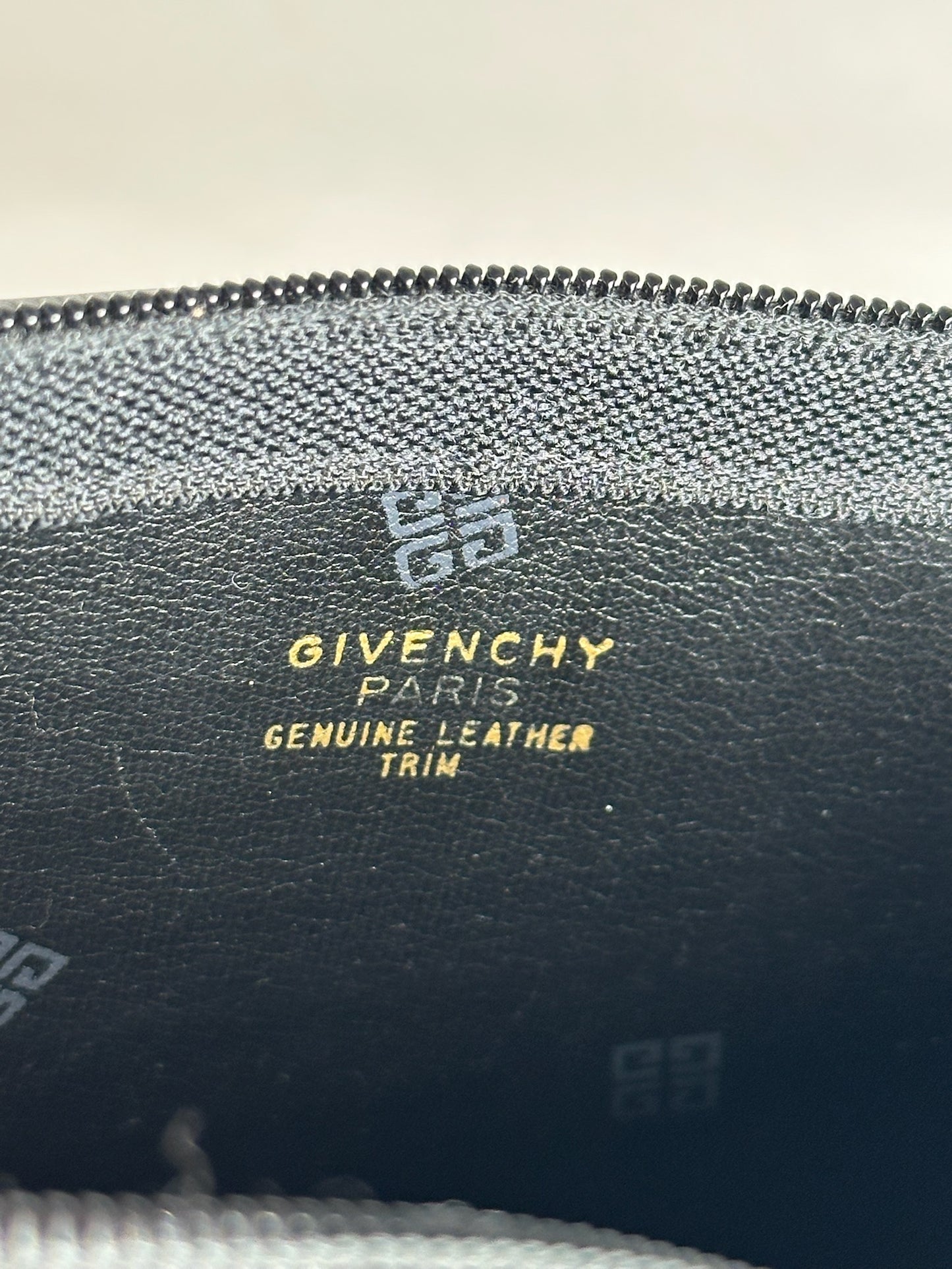 Vintage Givenchy Leather bag black gray