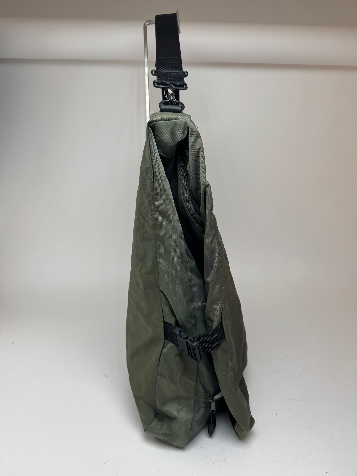 Vintage Issey Miyake Canvas Polyester Travel 2 Way Bag Grey