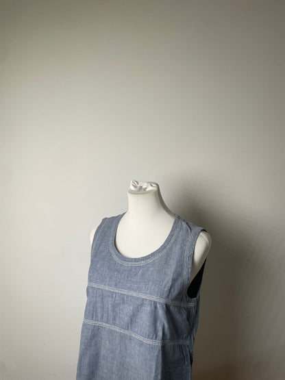 Vintage Issey Miyake Cotton Tunic Light Blue M