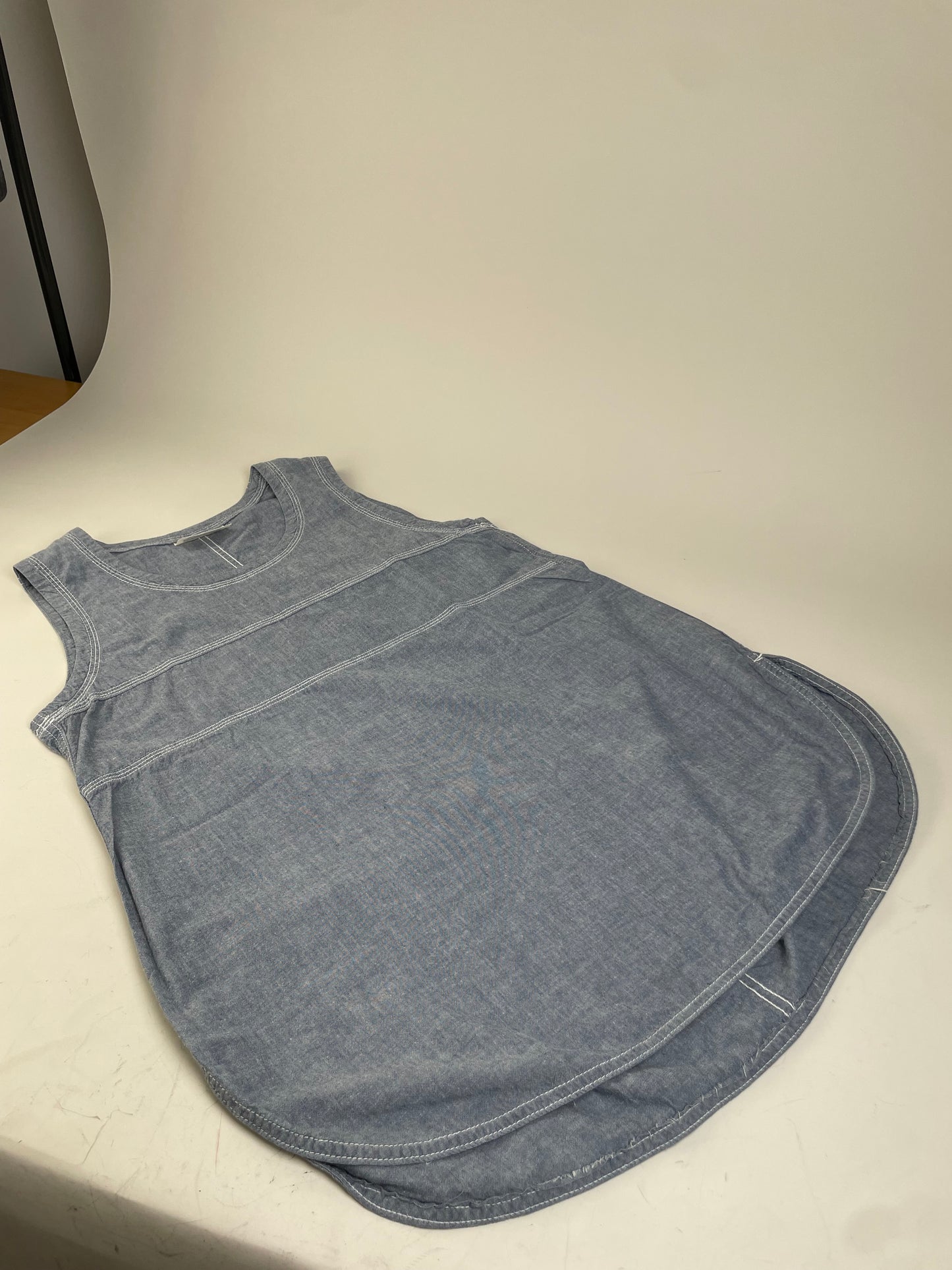 Vintage Issey Miyake Cotton Tunic Light Blue M
