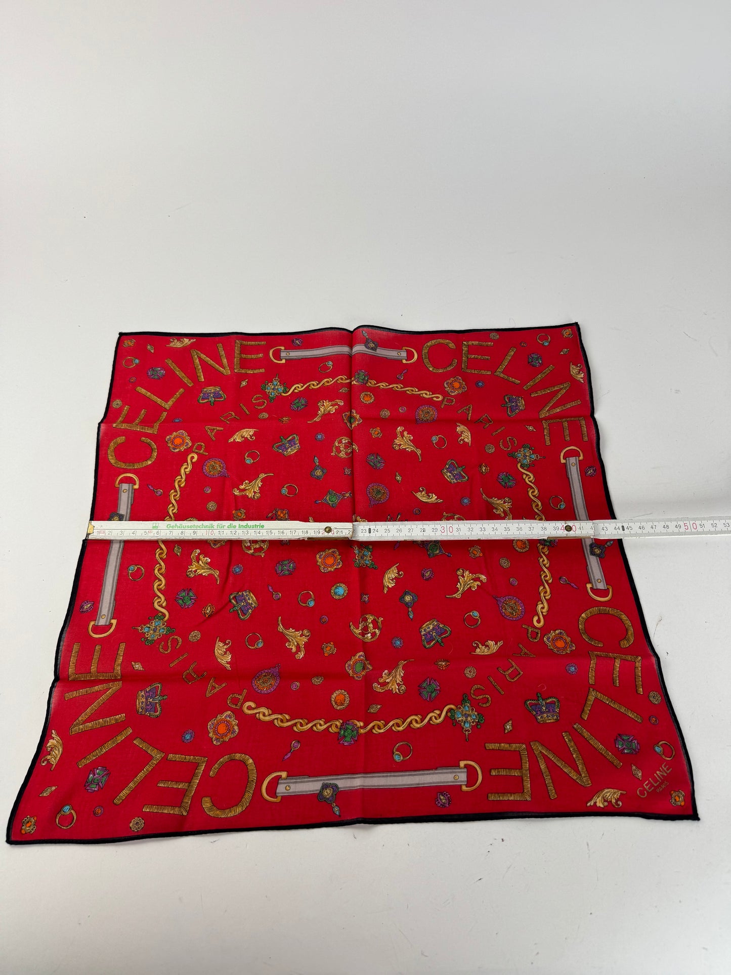 Vintage Crline Scarf red