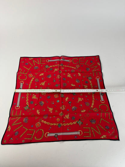 Vintage Crline Scarf red