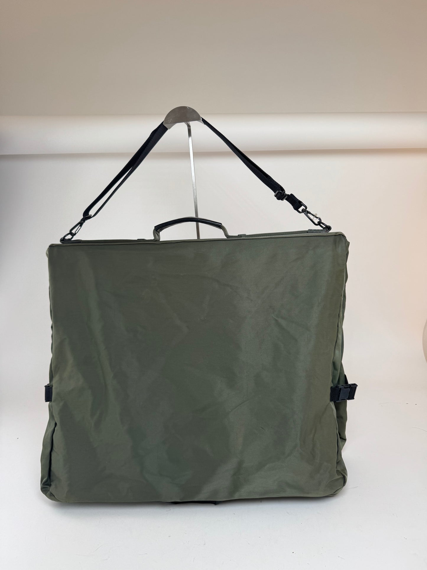 Vintage Issey Miyake Canvas Polyester Travel 2 Way Bag Grey