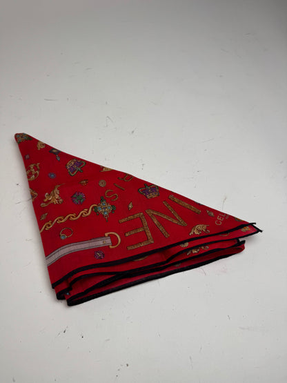 Vintage Crline Scarf red