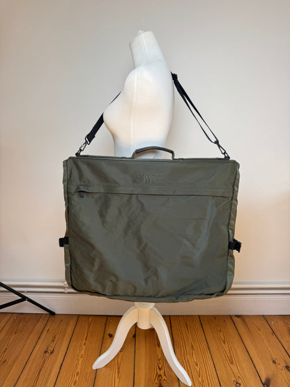 Vintage Issey Miyake Canvas Polyester Travel 2 Way Bag Grey
