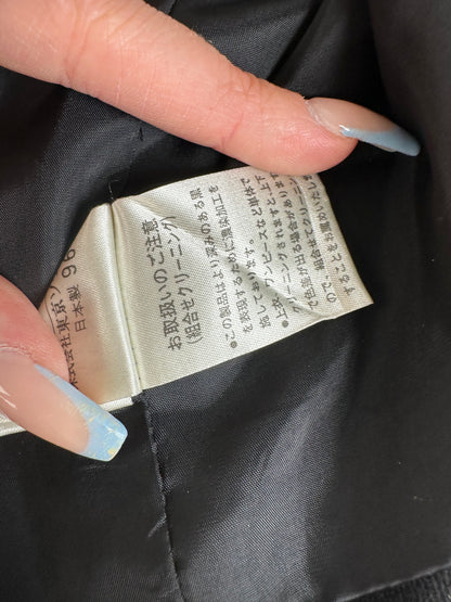 Vintage Givenchy Cropped Wool Blend Jacket Black XL