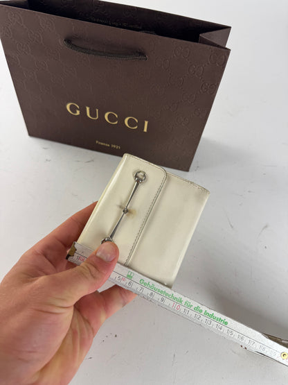 Vintage Gucci Patent Leather wallet white