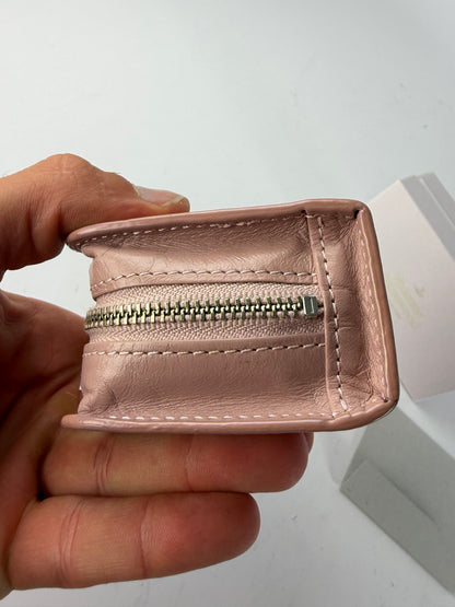 Vintage Vivienne Westwood Zip-Around Wallet Light Pink Silver