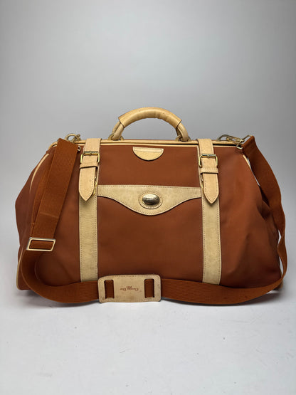 Vintage Dior Duffel bag beige Orange
