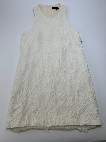 Vintage Gucci Floral Quilted Shift Dress Cream S