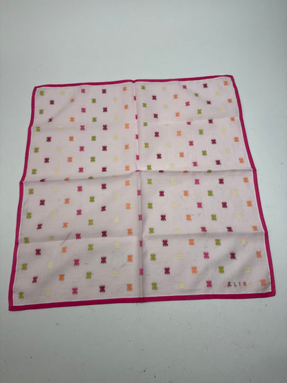 Vintage Celine Scarf Triomphe Pink