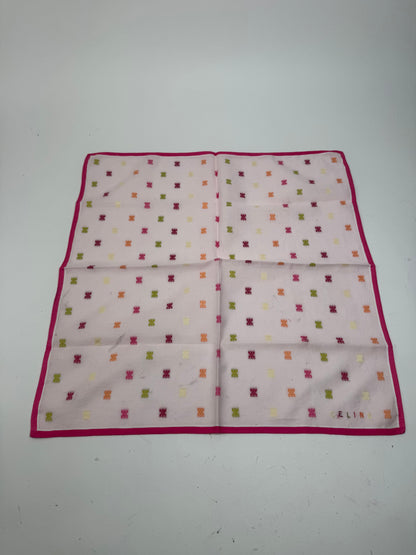 Vintage Celine Scarf Triomphe Pink