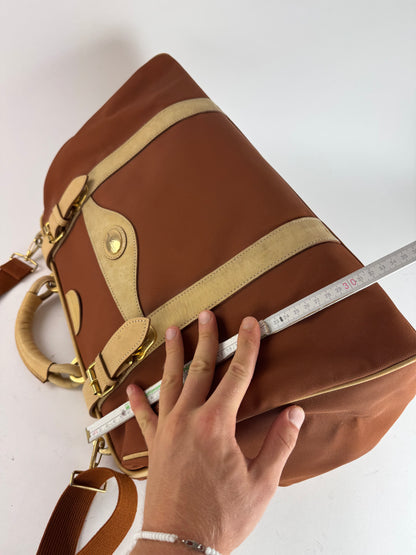 Vintage Dior Duffel bag beige Orange