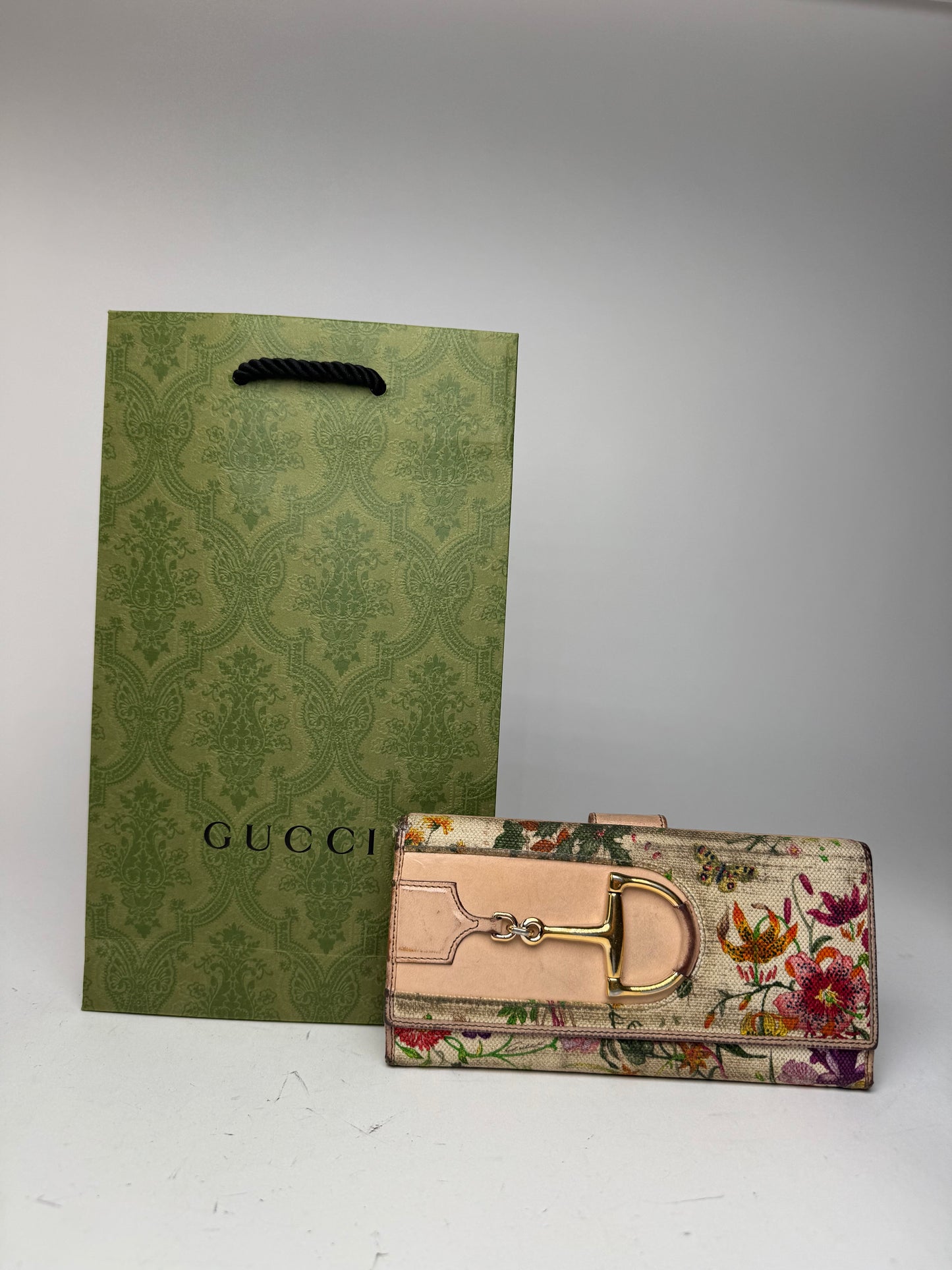 Vintage Gucci Floral Wallet