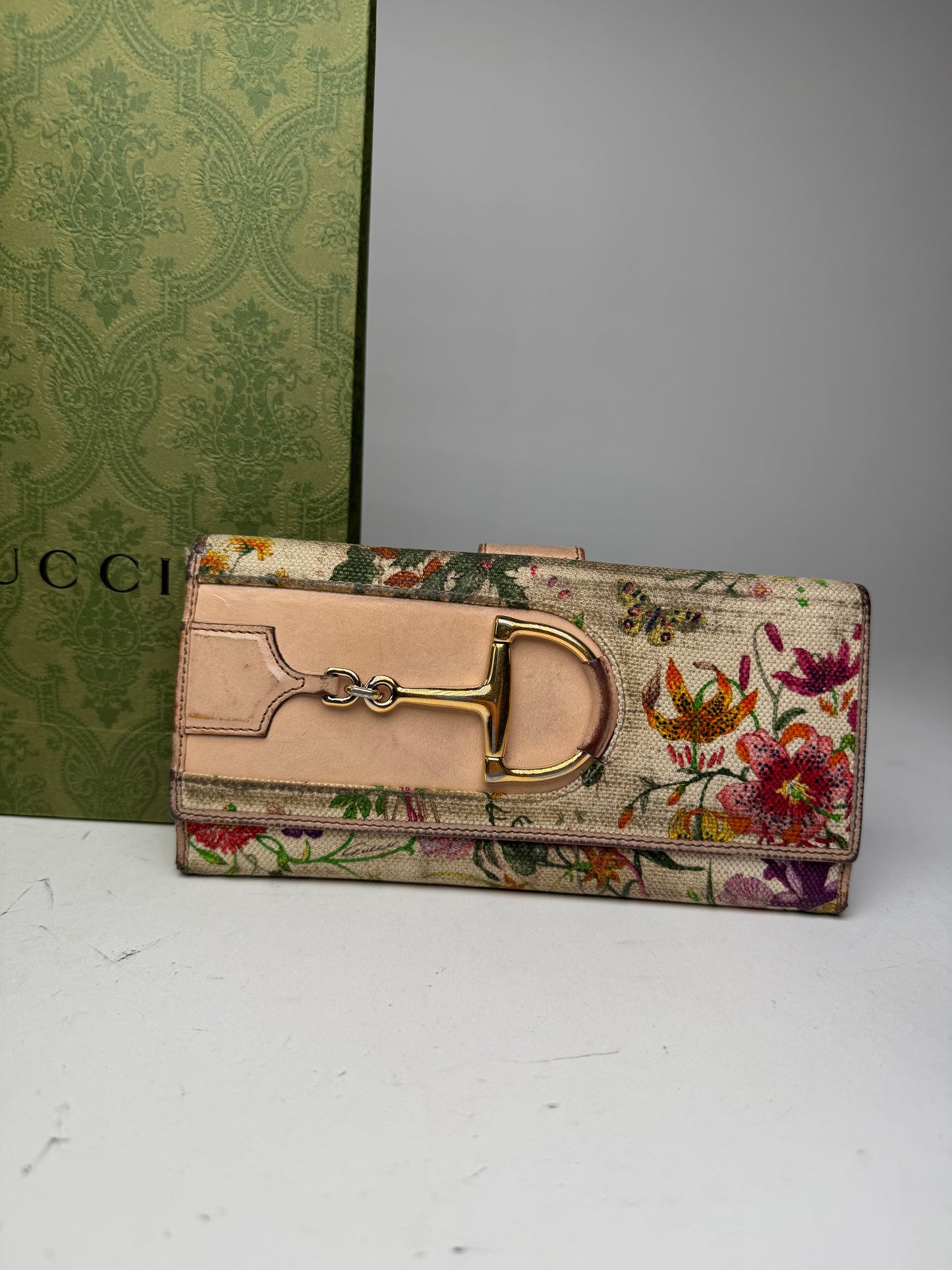 Vintage Gucci Floral Wallet