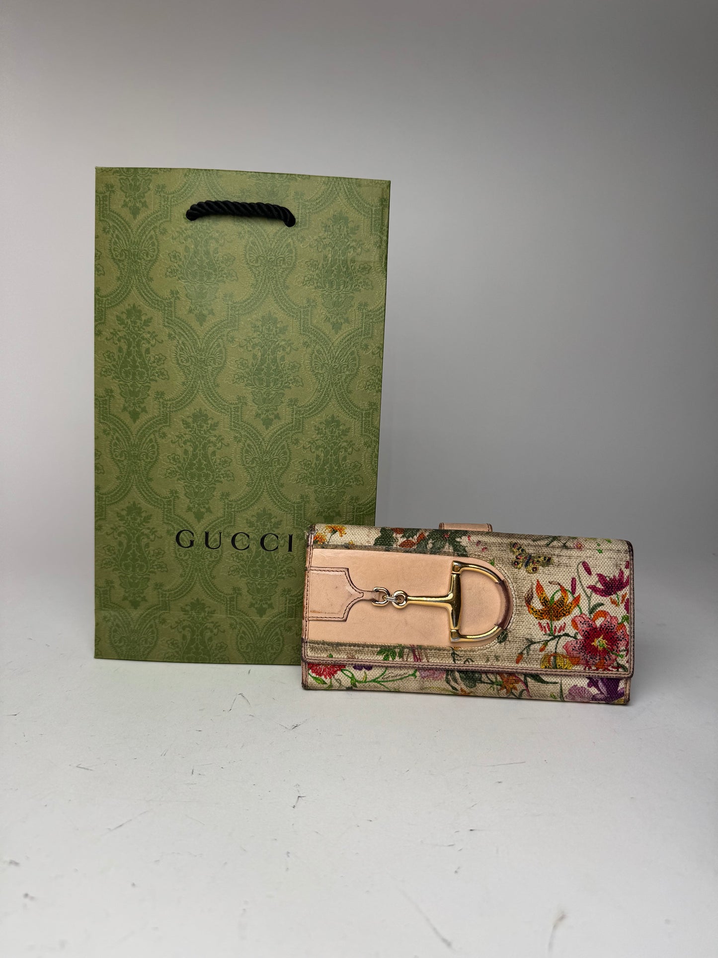 Vintage Gucci Floral Wallet