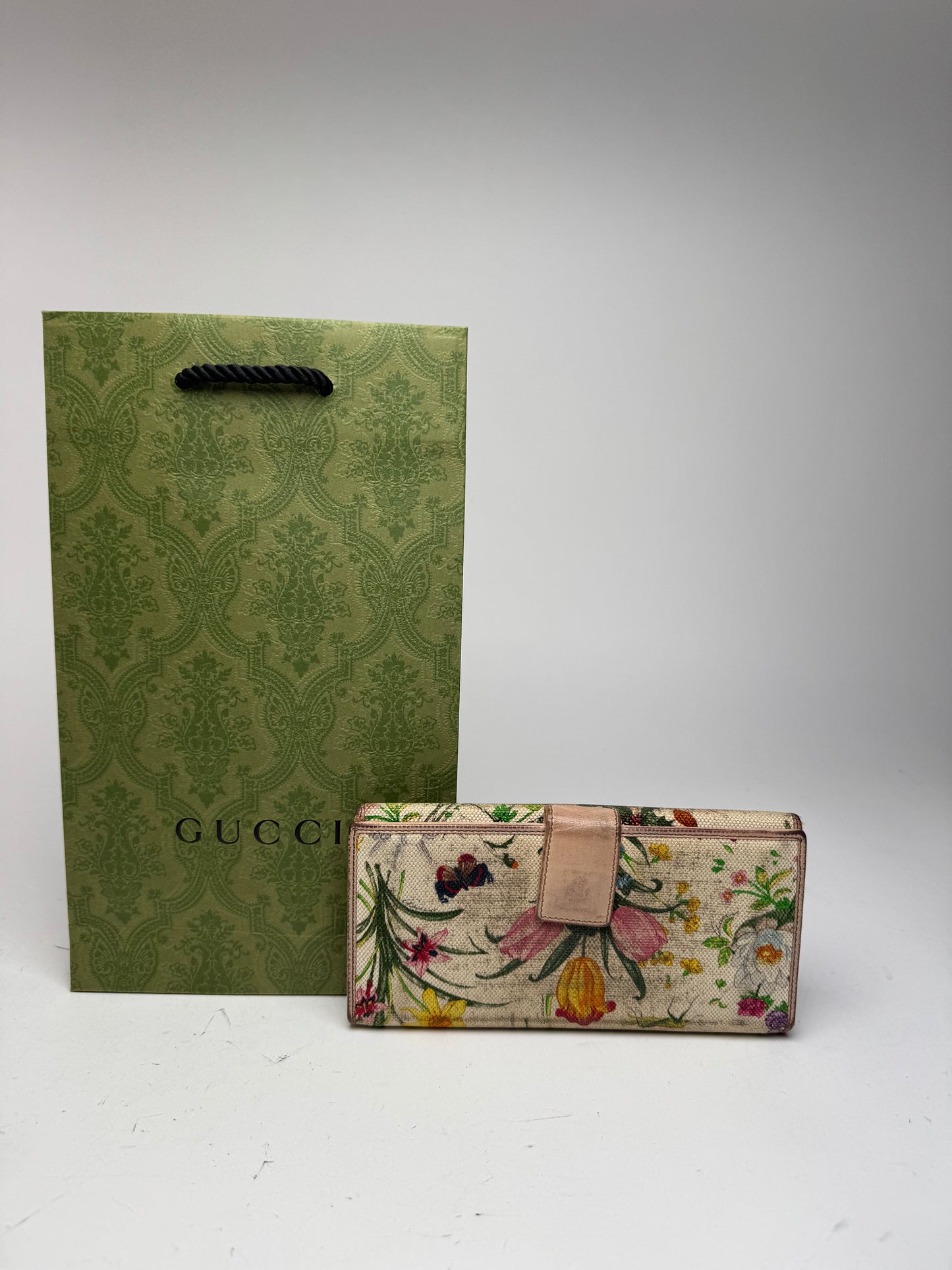 Vintage Gucci Floral Wallet