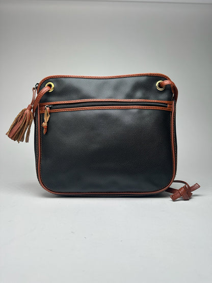 Sac vintage en cuir Bottega Veneta marron noir