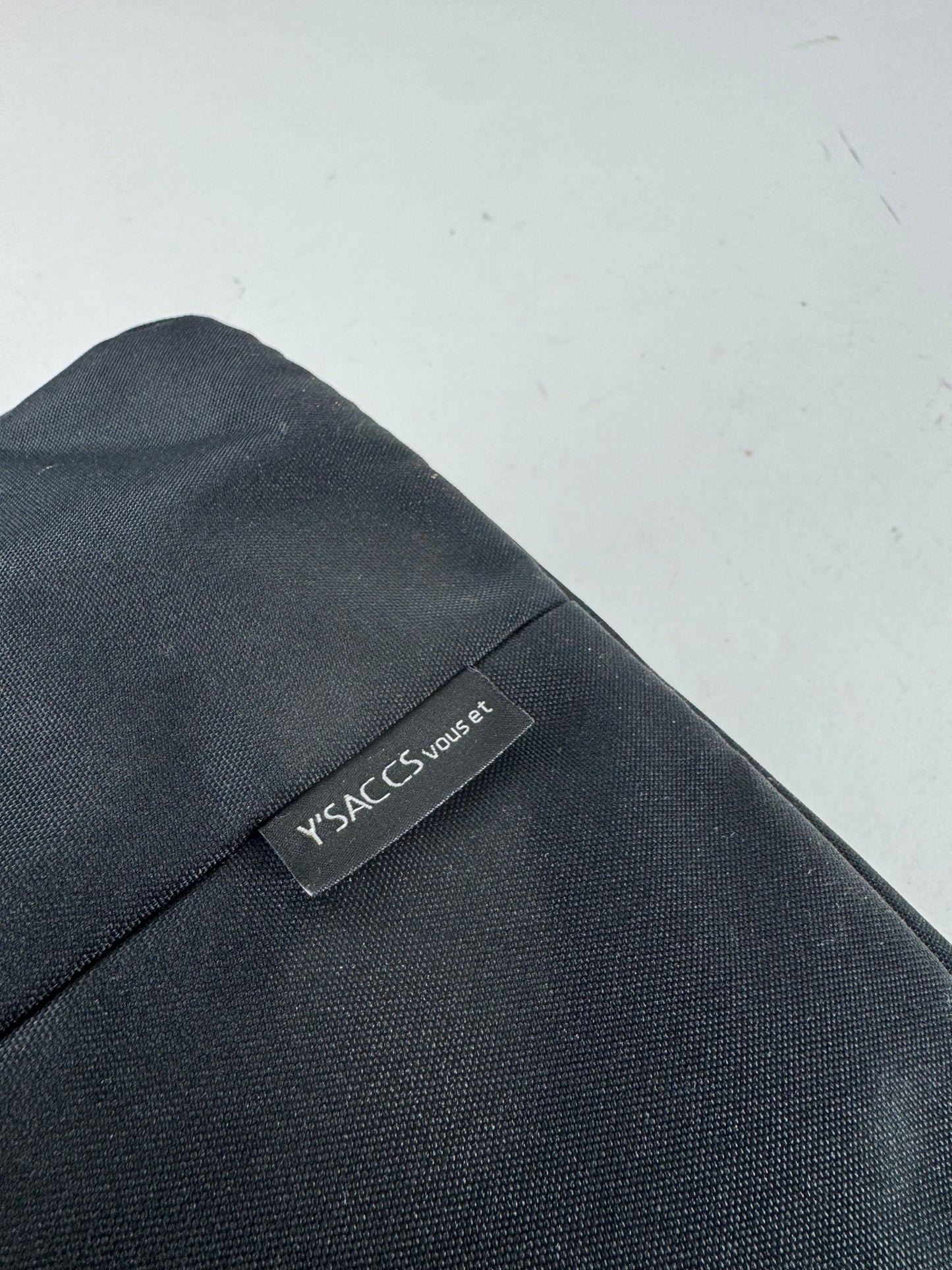 Vintage Yohji Yamamoto Y-Saccs Polyester Handbag Black