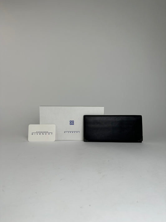 Vintage Givenchy Leather ID Holder Black