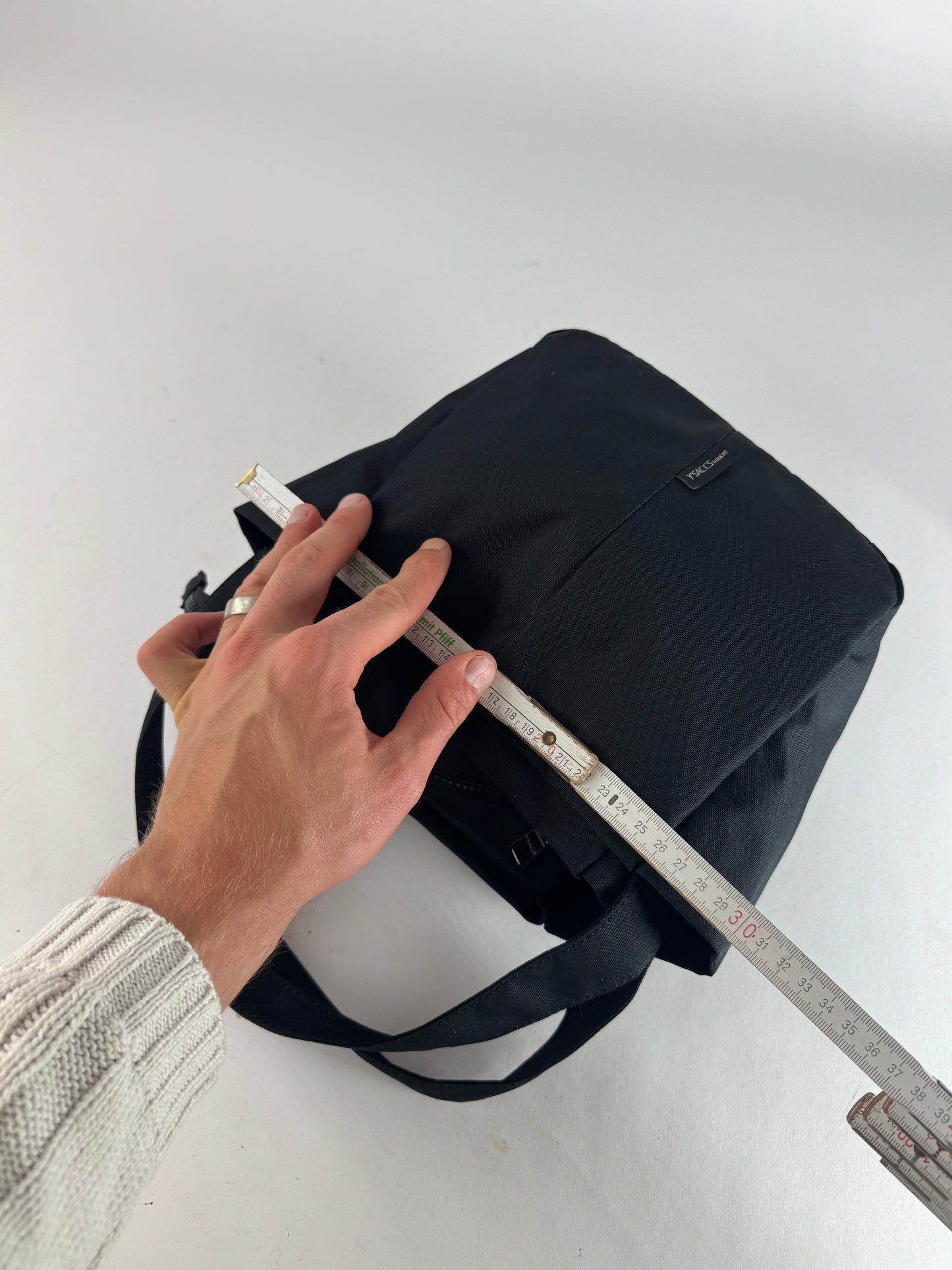 Vintage Yohji Yamamoto Y-Saccs Polyester Handbag Black