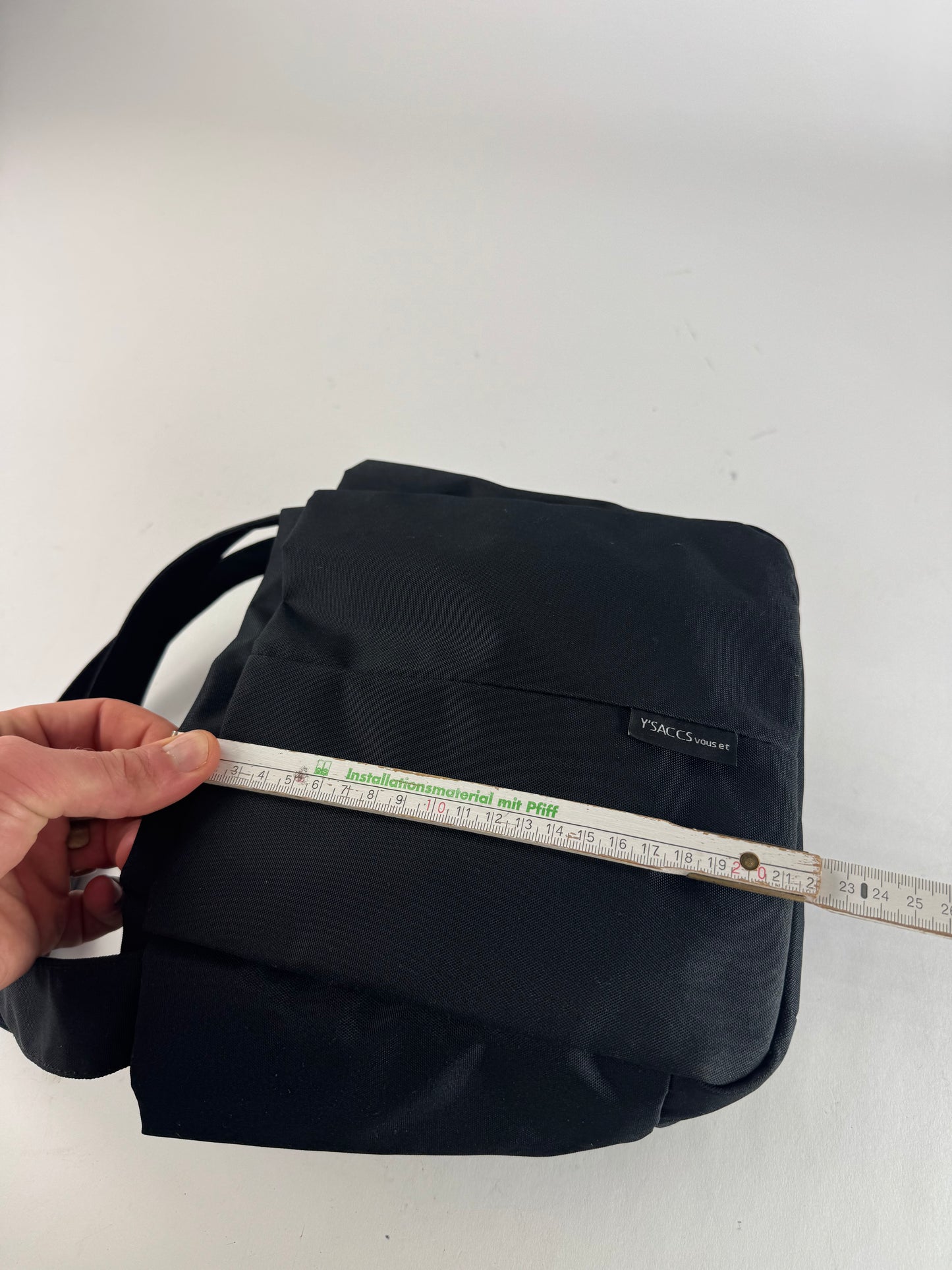 Vintage Yohji Yamamoto Y-Saccs Polyester Handbag Black