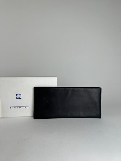 Vintage Givenchy Leather ID Holder Black