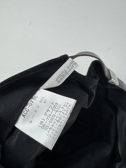 Vintage Courreges Velvet SnapBack Black