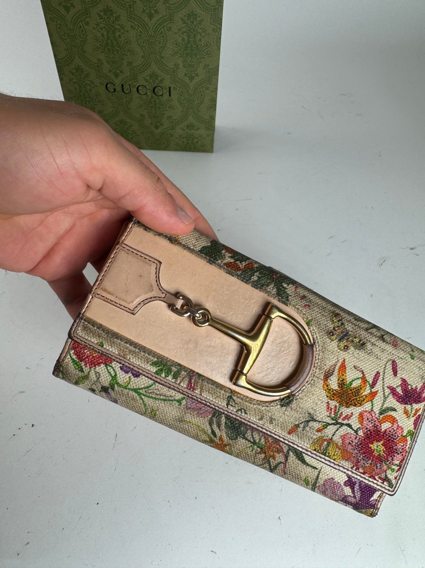 Vintage Gucci Floral Wallet