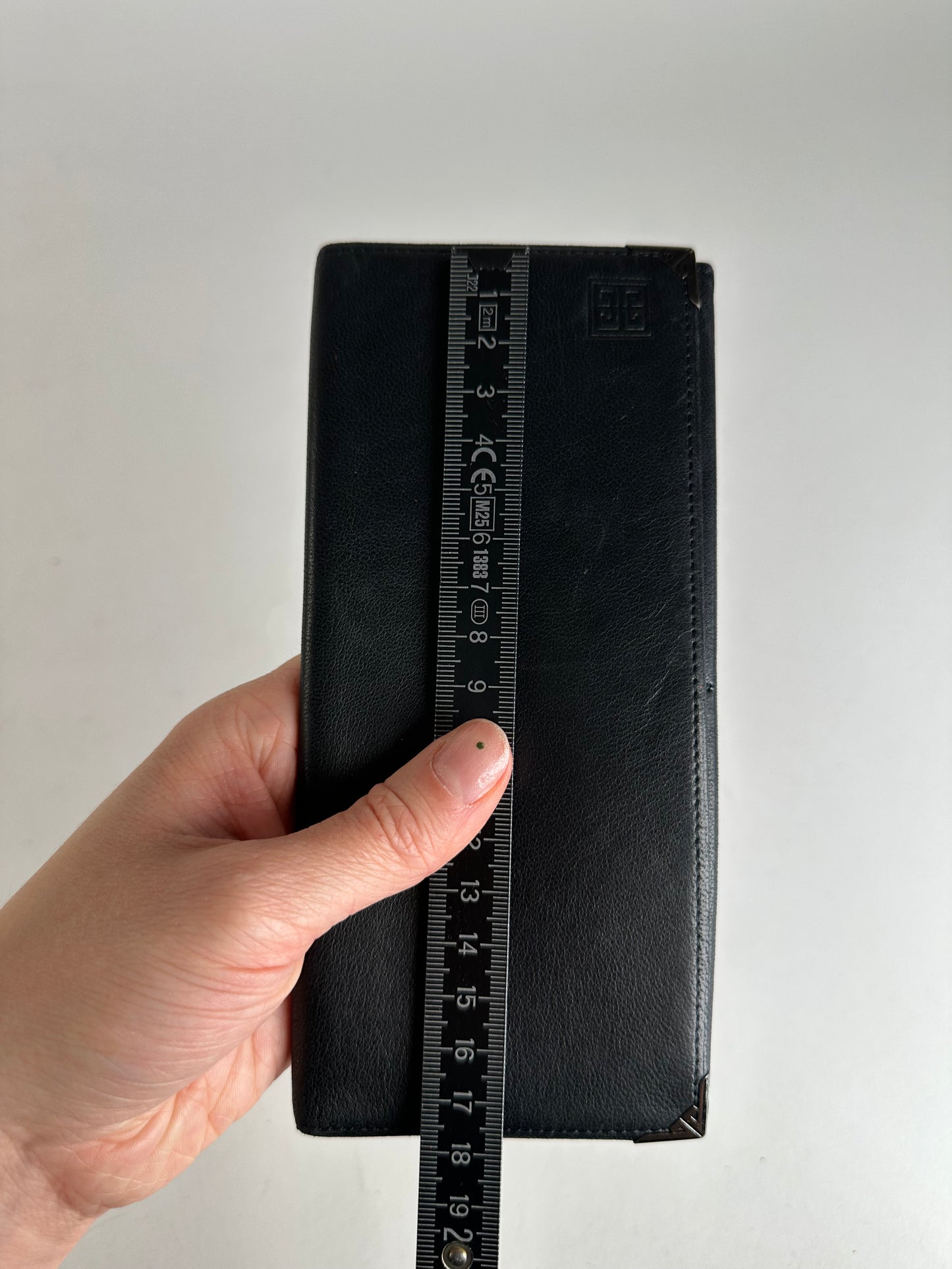 Vintage Givenchy Leather ID Holder Black